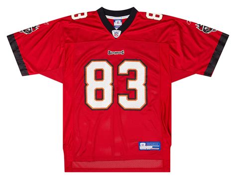 2002-04 Tampa Bay Buccaneers Jurevicius #83 Reebok On Field Home Jersey ...