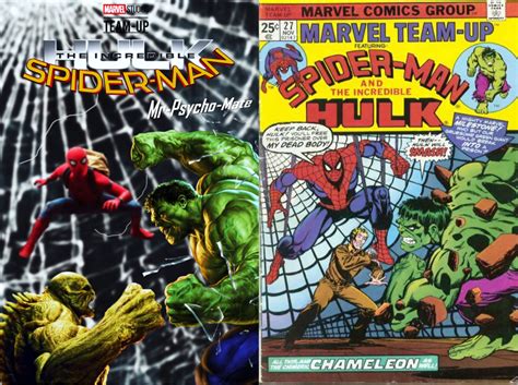 Spider-Man and Hulk Team-Up (Side-By-Side) by https://www.deviantart.com/mr-psycho-mate on ...