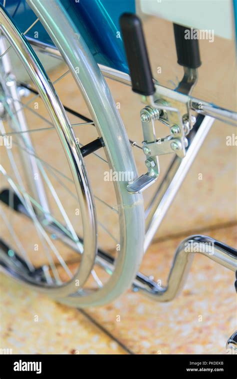 Brake of wheelchair Stock Photo - Alamy