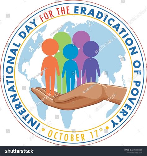 International Day Eradication Poverty Illustration Stock Vector ...