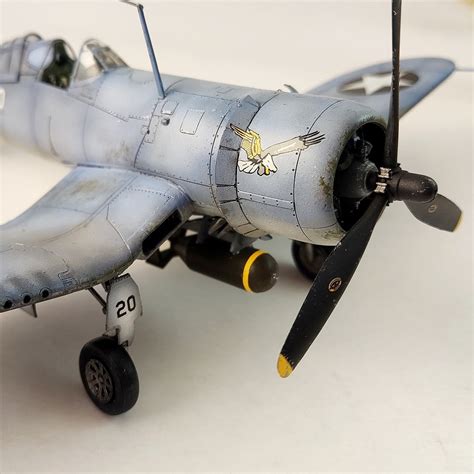 F4U-1A in 1:48 Scale, Pro Built Model With Diorama - Etsy