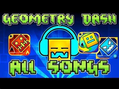 (89) Geometry Dash - ALL SONGS (1-21 + Meltdown + World + Subzero ...