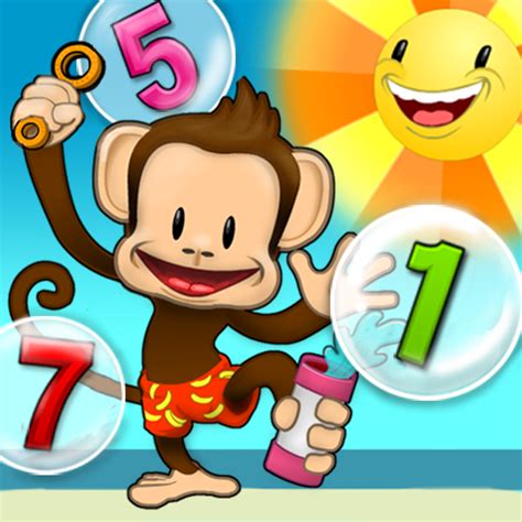 BridgingApps Reviewed App | Monkey Math School Sunshine - BridgingApps