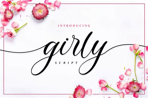 11 Best Girly Fonts for Creative Projects - Graphic Pie