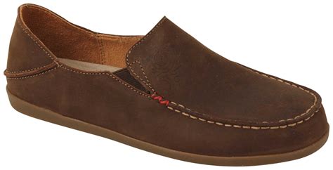 OluKai Nohea Nubuck Women's Shoe - Dark Java / Tan