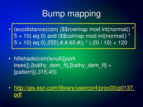 PPT - Bump Mapping PowerPoint Presentation, free download - ID:6441359