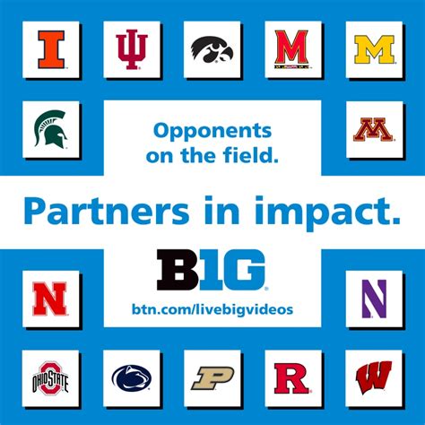 Opponents on the field, partners in impact: Big Ten combines forces to ...