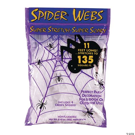 Stretchy White Spider Webs