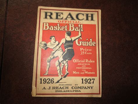 Lot Detail - 1926-27 Reach Official Basketball Guide ABL American Basketball League