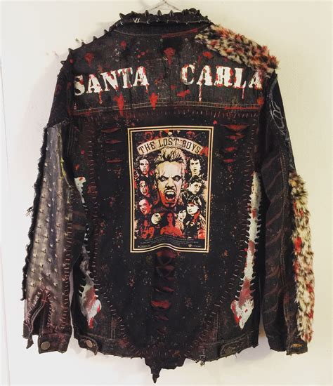 Santa Carla The Lost Boys vampire jacket from Chad Cherry Clothing. Punk Rock jackets, horror ...