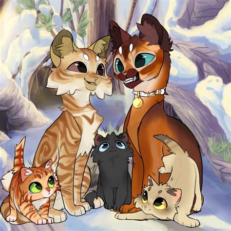 Leafstar , Billystorm, and their kits by Wolflife1221 on DeviantArt