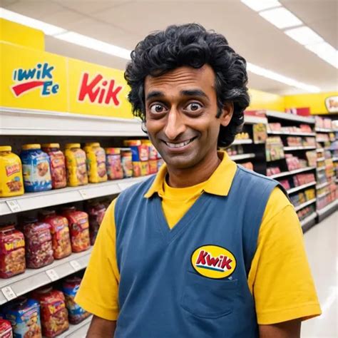 Apu Nahasapeemapetilon at the Kwik-E-Mart