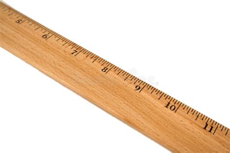 Wooden Ruler stock image. Image of white, tool, line, inch - 3086029