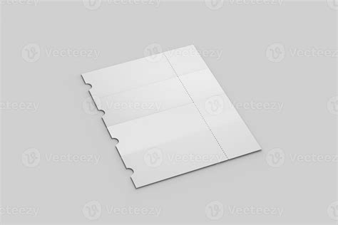 Blank Paper Ticket Mockup 19048558 Stock Photo at Vecteezy