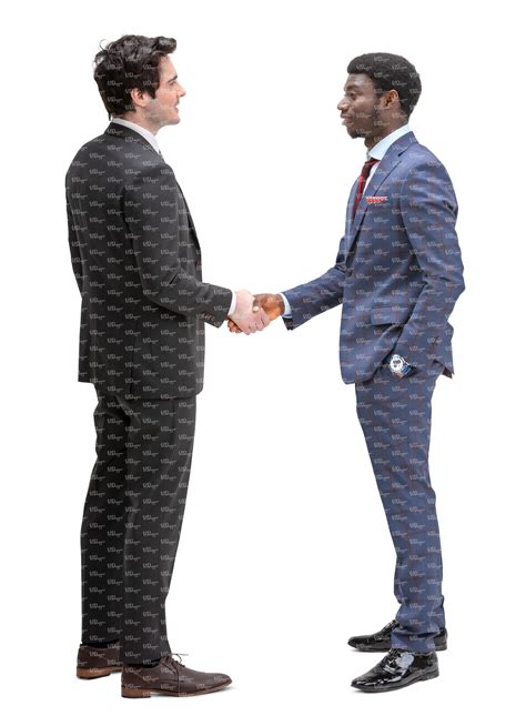 two businessmen shaking hands - VIShopper