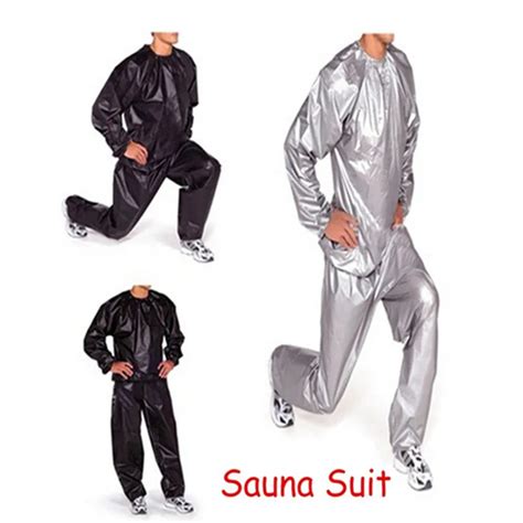 Aliexpress.com : Buy Man Woman Unisex Fitness Loss Weight Sauna Suit Set Slimmer Slim Exercise ...