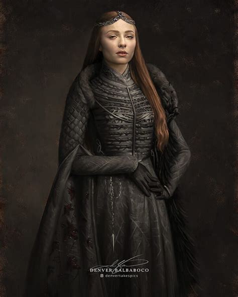 Game of Thrones Fanart on Instagram: “Sansa, of House Stark The Queen in the North by ...