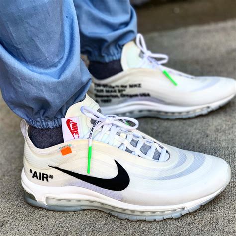 My air max 97 is finally turning OFF WHITE 😫 : r/Sneakers