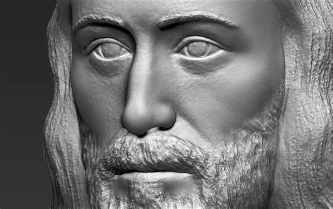 Jesus Reconstruction Based On Shroud of Turin - 3D Model by PrintedReality