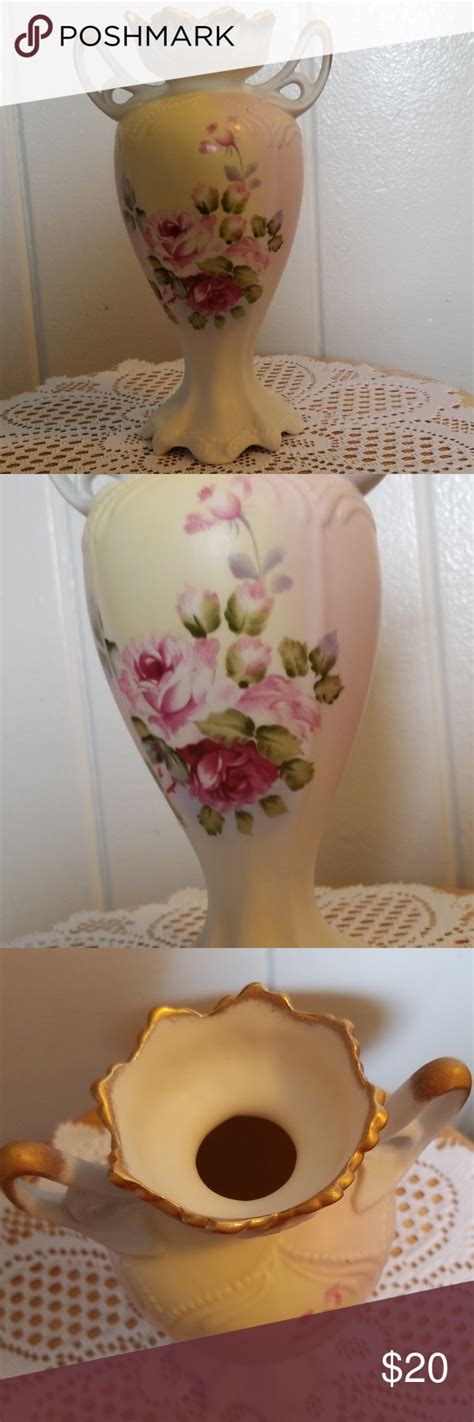 Burton & Burton Floral Vase (Bin 1) | Floral vase, Floral, Vintage fashion