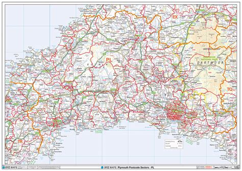 Plymouth Postcode Map (PL) – Map Logic