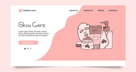 Skin Care Website Templates