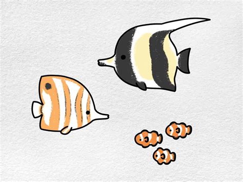 Easy Fish Drawing - HelloArtsy