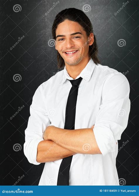 Man Giving Flirtatious Smile Stock Image - Image of lifestyle ...