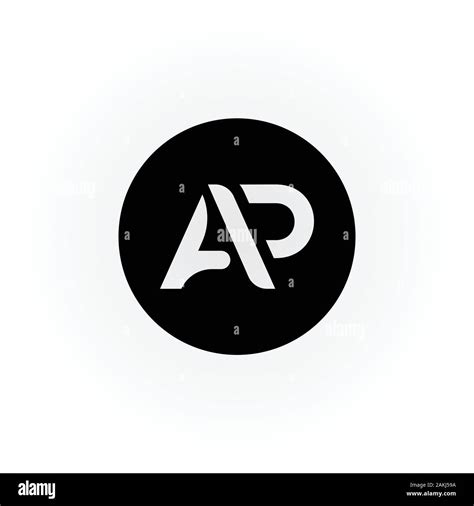 Initial AP Letter Logo With Creative Modern Business Typography Vector ...