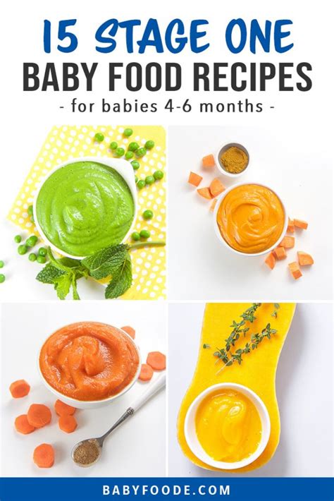 20 Stage One Baby Food Recipes (That Your Baby Will Love!) | Baby Foode