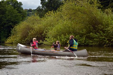 Canoeing the River Wye