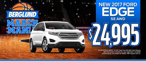 New Ford Specials Roanoke VA | Berglund Ford Lease And Finance Specials