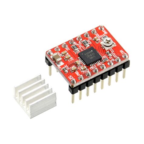 RepRap A4988 Stepper Motor Driver (Red) | Buy in Australia | CE00027 | Core Electronics