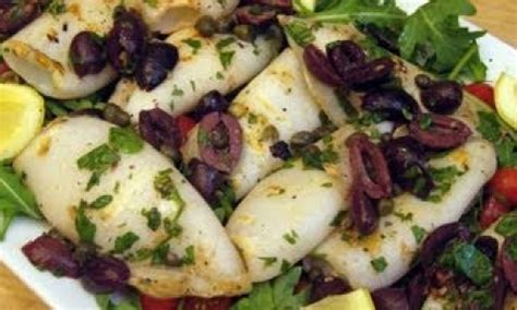 Grilled Calamari Salad Recipe | Laura in the Kitchen - Internet Cooking ...