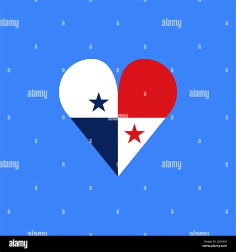 Panama flag in heart vector illustration sign Stock Vector Image & Art ...