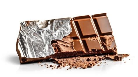 Premium Photo | A chocolate bar with a chocolate wrapper