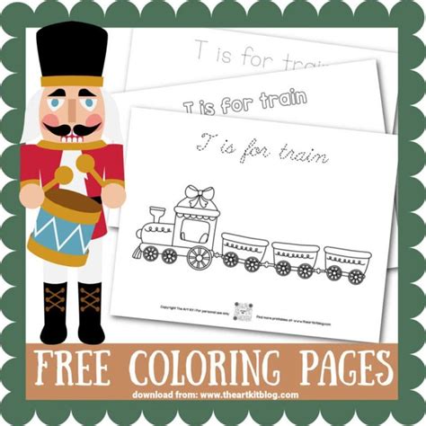 Christmas Train Coloring Pages | Free Homeschool Deals