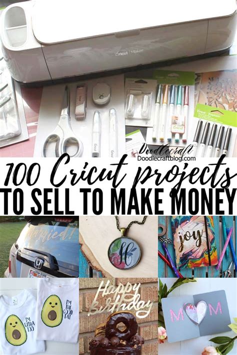 100 Cricut Projects to Sell to Make Money with Cricut Maker