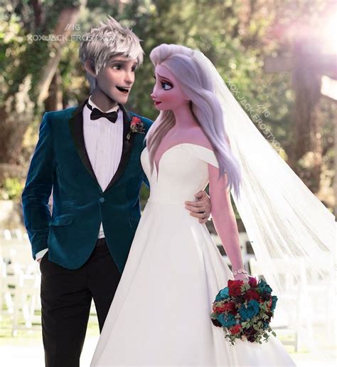 Jelsa Wedding | Disney frozen elsa art, Disney princess fashion, Jack frost and elsa