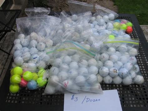 Recycled Golf Balls