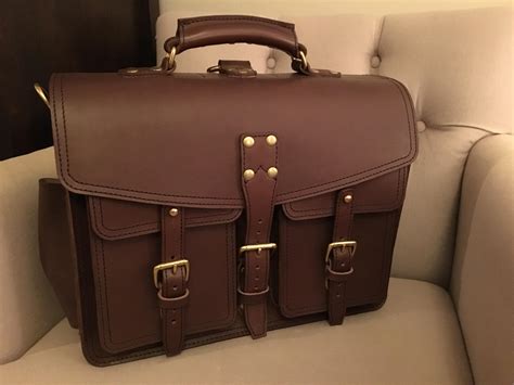 My full grain leather briefcase! : r/BuyItForLife