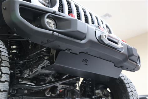 Automotive 2018-21 Jeep Wrangler JL JLU Gladiator OEM Front Bumper Lower Air Dam Skid Plate ...