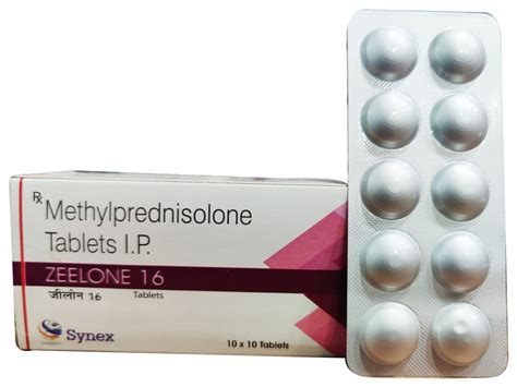 Methylprednisolone Tablets IP at Rs 180/box | Ahmedabad | ID: 24013241297