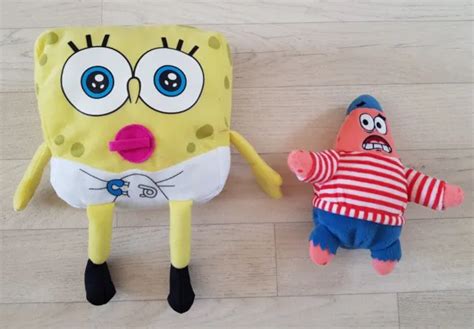 SPONGEBOB SQUAREPANTS PLUSH nickelodeon BABY & FIRST MATE PATRICK soft toy TY £13.99 - PicClick UK