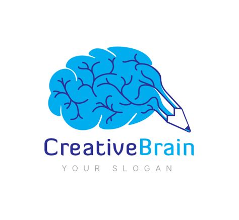 Creative Brain Logo & Business Card Template - The Design Love