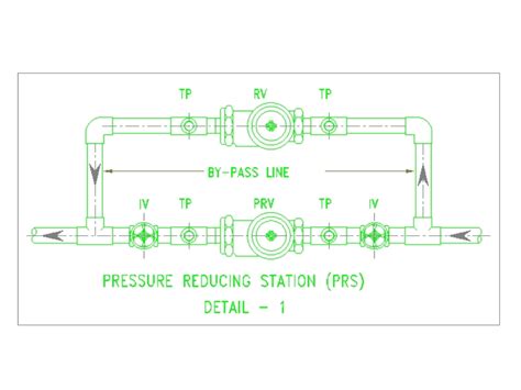 Reduction pressure in AutoCAD | Download CAD free (29.31 KB) | Bibliocad