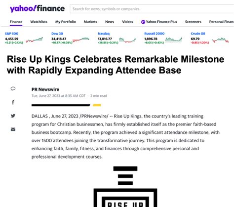 Rise Up Kings Celebrates Remarkable Milestone with Rapidly Expanding Attendee Base - Rise Up Kings