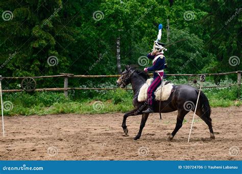 Cavalryman on horseback stock photo. Image of protection - 120724706