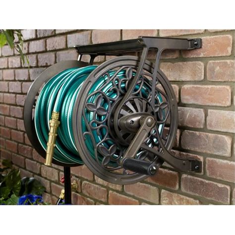 NeverLeak Aluminum 125-ft Wall-mount Hose Reel 2398110 at Lowes.com