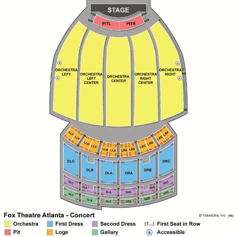 Fox Theatre St Louis Seating Chart By Row | semashow.com